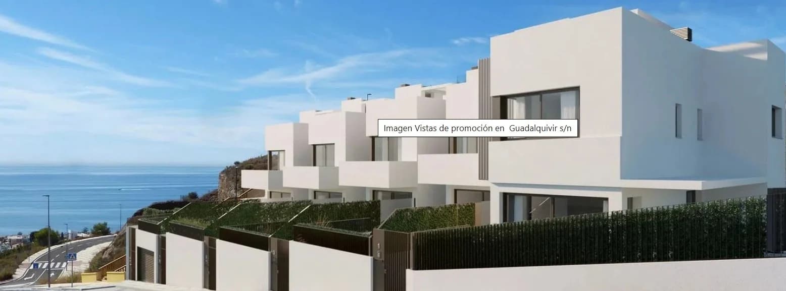 Fantastiskt hus, utsikt över medelhavet